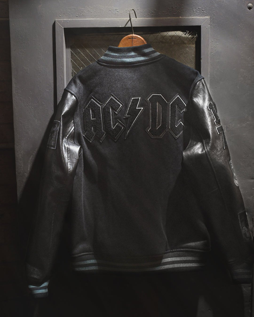 AC/DC Through The Eras Black Varsity Jacket - Roots of Fight