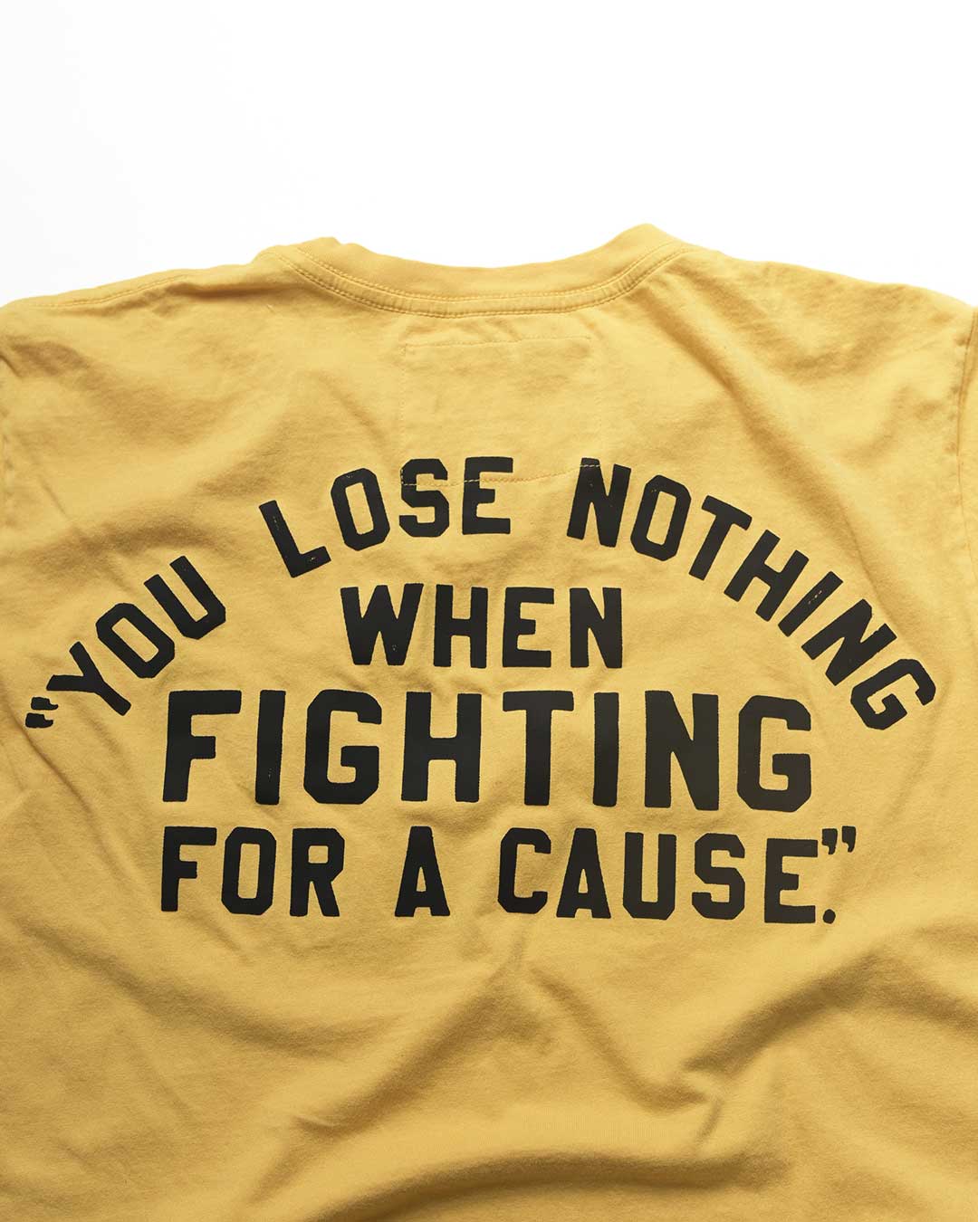 Ali 'You Lose Nothing' Gold Tee - Roots of Fight