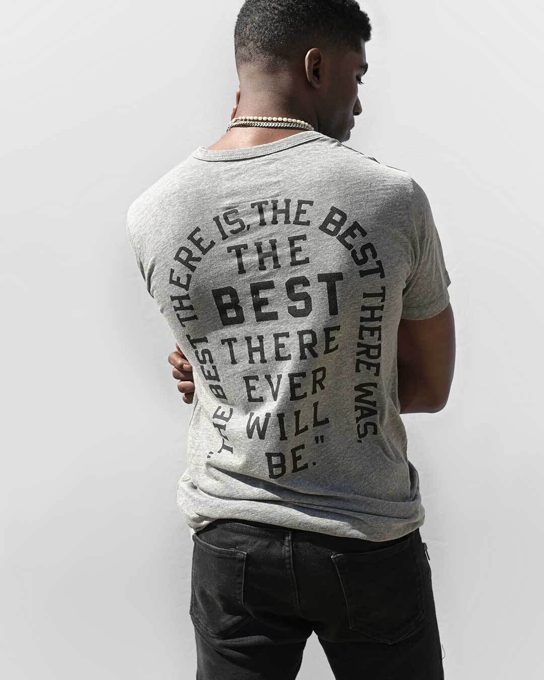 Bret Hart 32 Time Champ Grey Tee - Roots of Fight