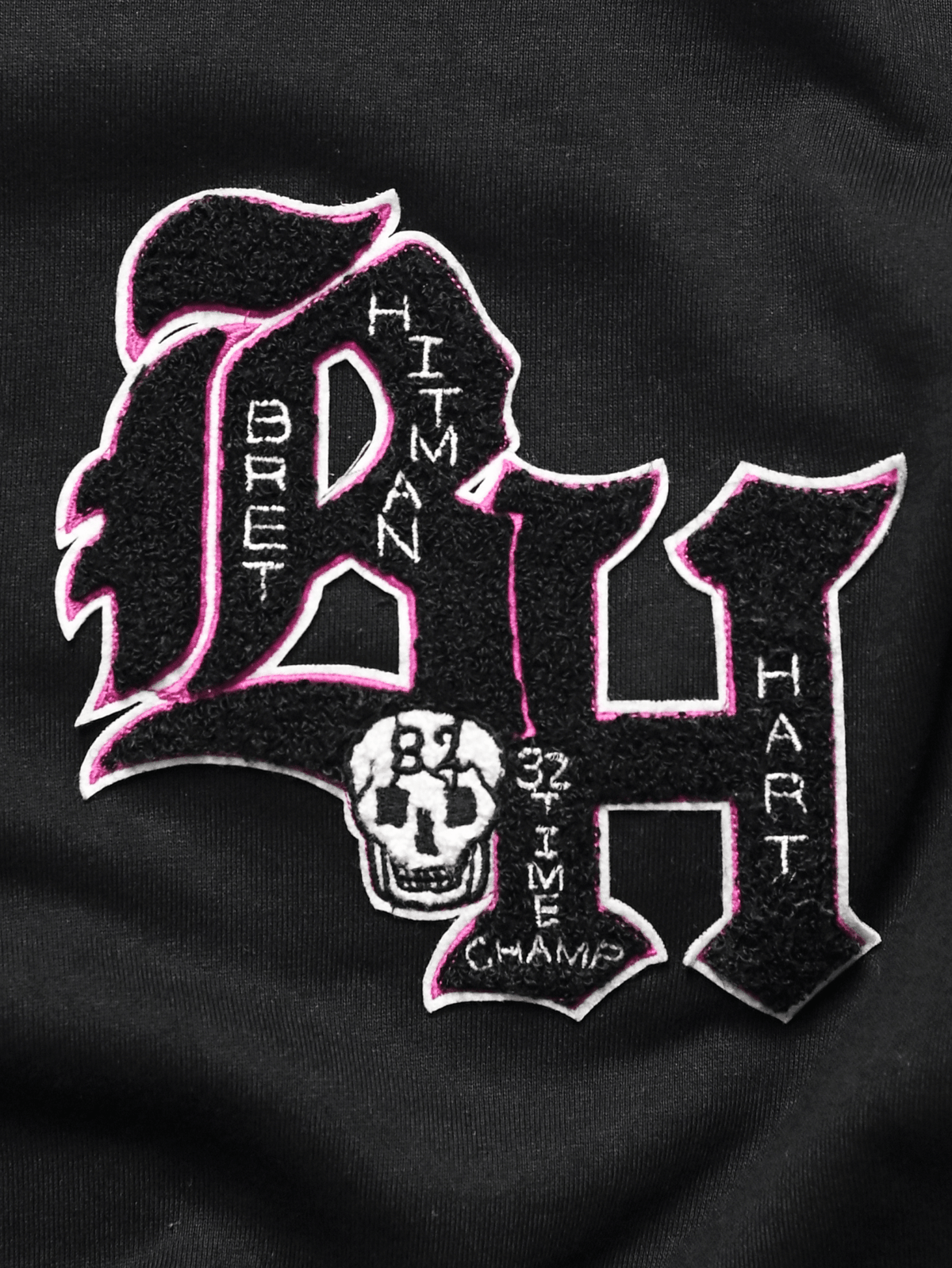 Bret Hart Hitman Black PO Heavyweight Hoody - Roots of Fight