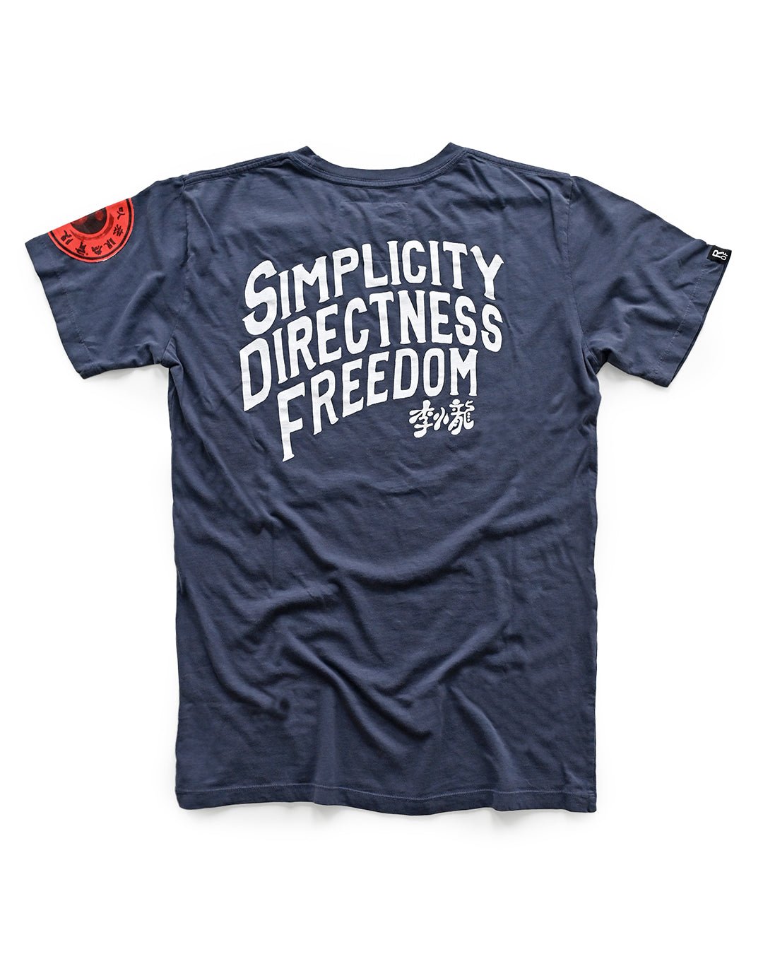 Bruce Lee Freedom Navy Tee - Roots of Fight