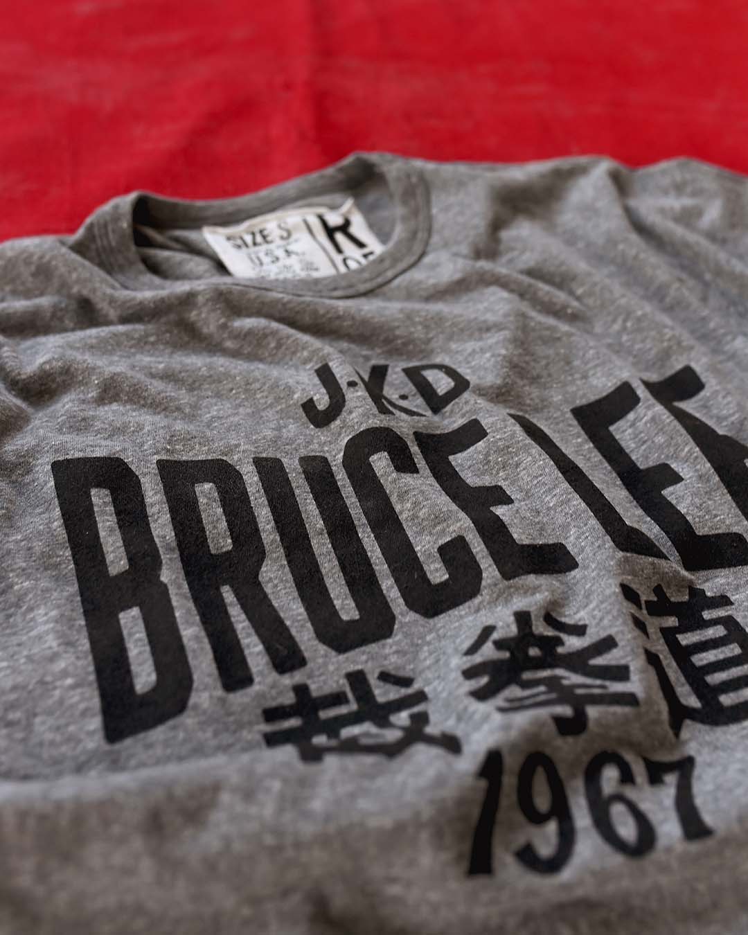 Bruce Lee JKD '67 Grey Triblend Tee - Roots of Fight