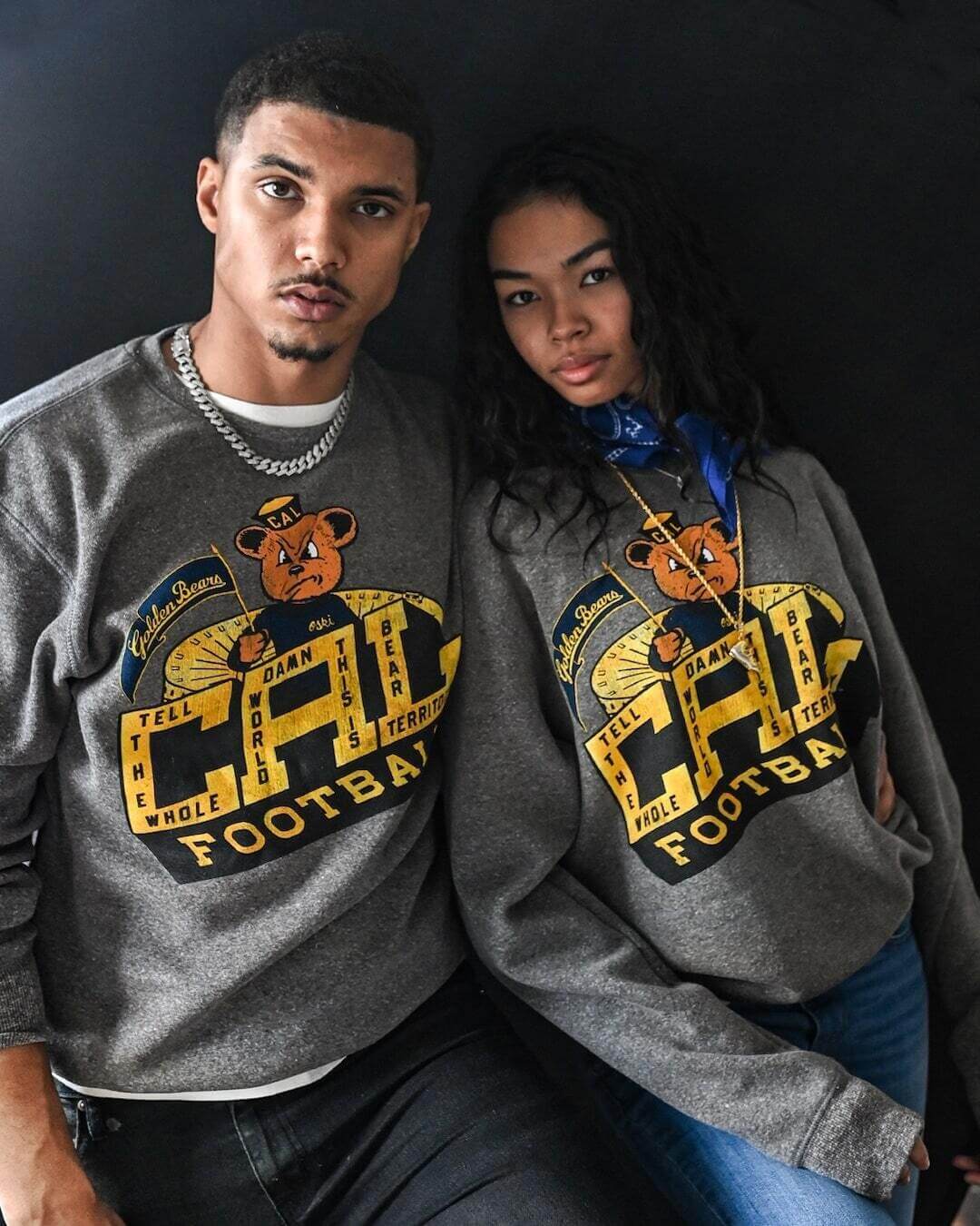 CAL Golden Bears Football Grey Sweatshirt