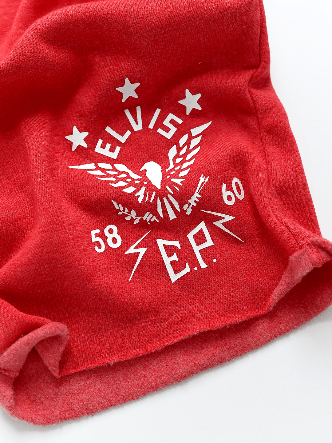 Elvis 1958 Army Red Shorts - Roots of Fight