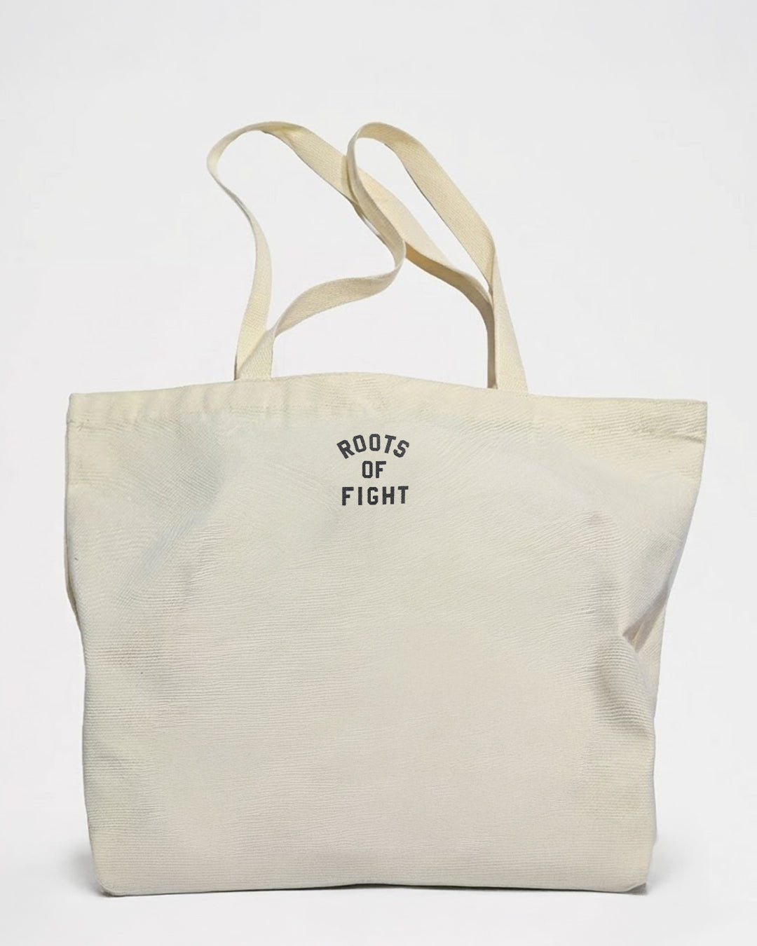 Elvis TCB Karate Ivory Tote Bag - Roots of Fight