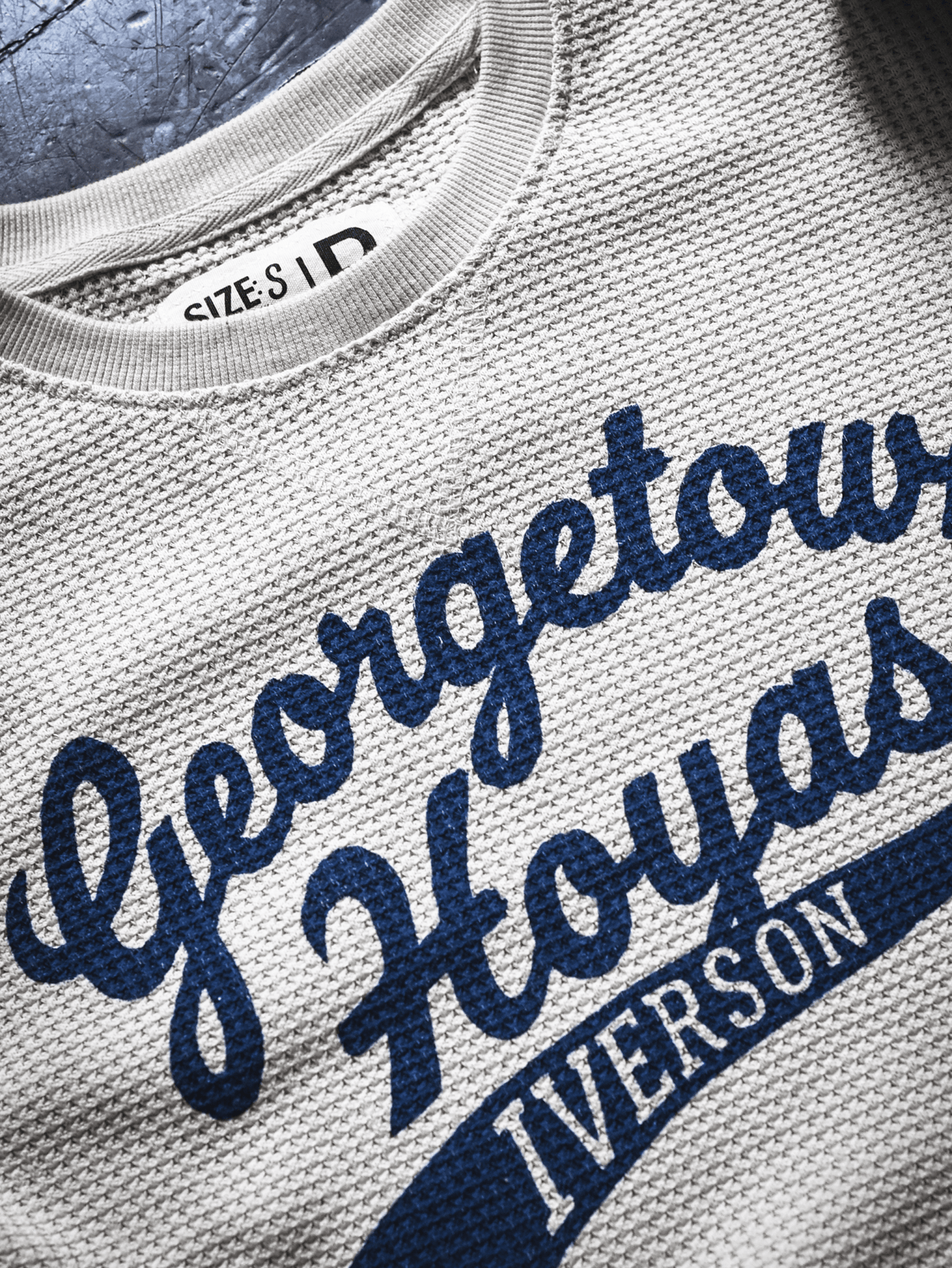 GU - Allen Iverson Hoyas 3 Ivory Thermal - Roots of Fight