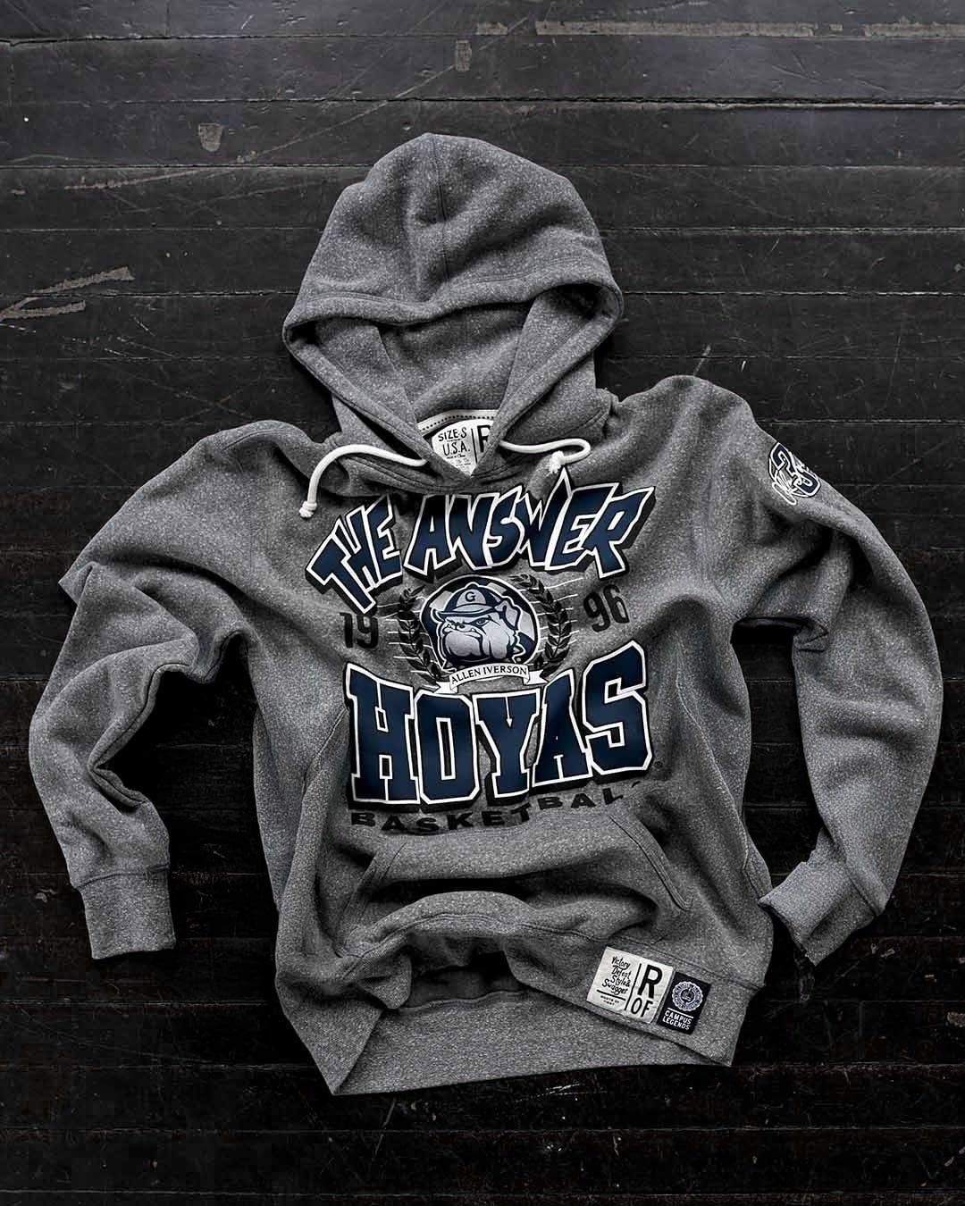 GU - Iverson Hoyas Grey PO Hoody - Roots of Fight