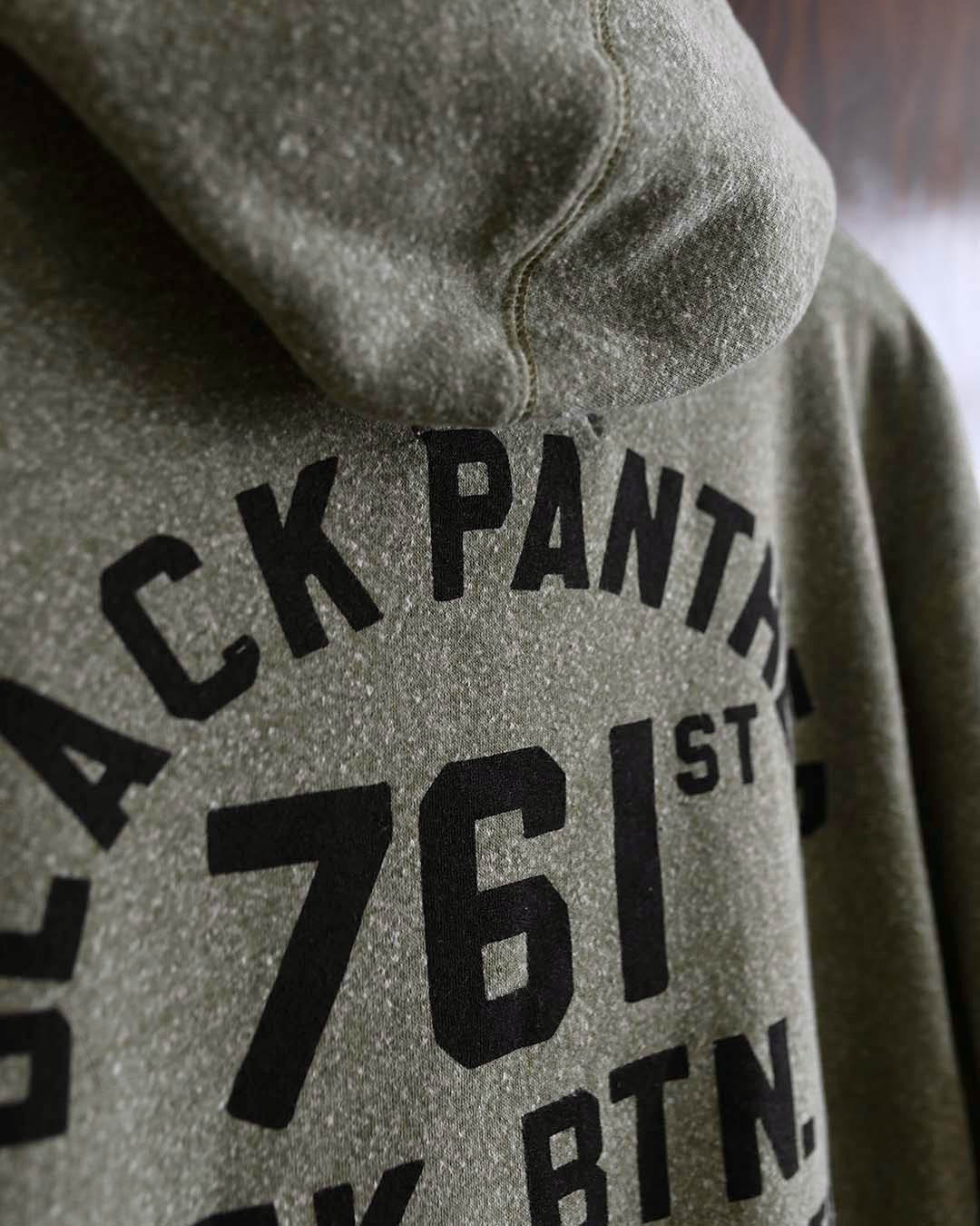 Jackie Robinson The Black Panthers Olive PO Hoody - Roots of Fight