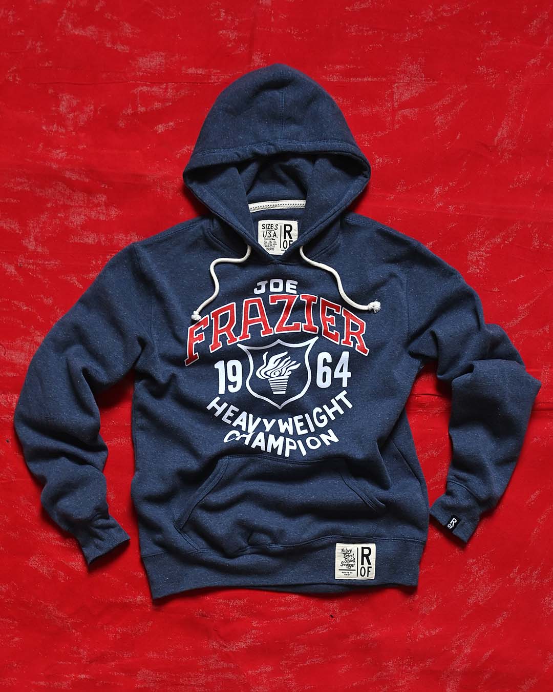 Joe Frazier Boxing USA Navy PO Hoody
