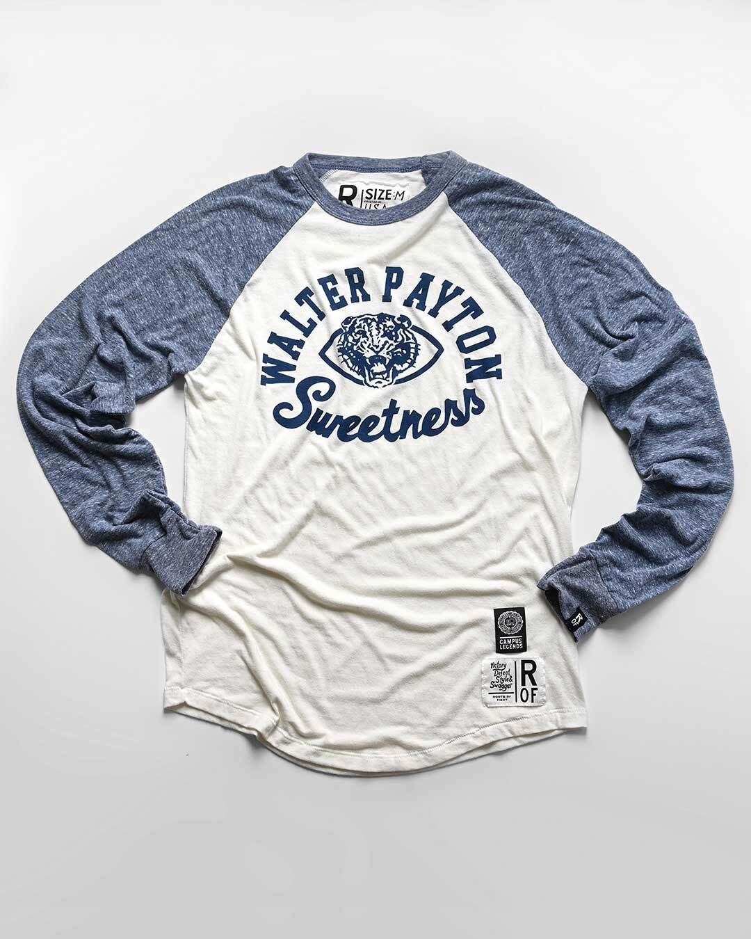 JSU - Payton Tigers Denim Blue Raglan - Roots of Fight