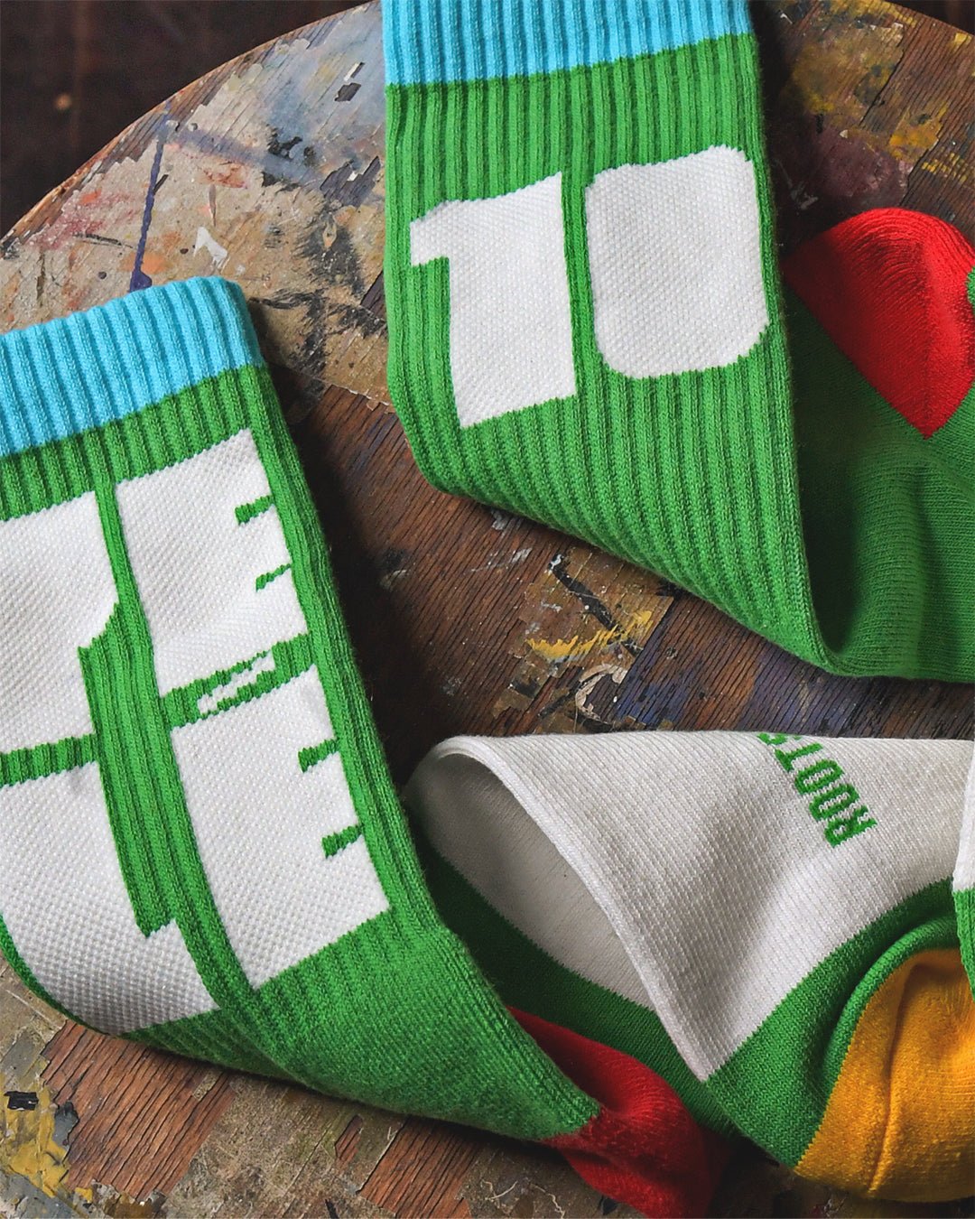 Pelé 10 Brasil Green Socks - Roots of Fight