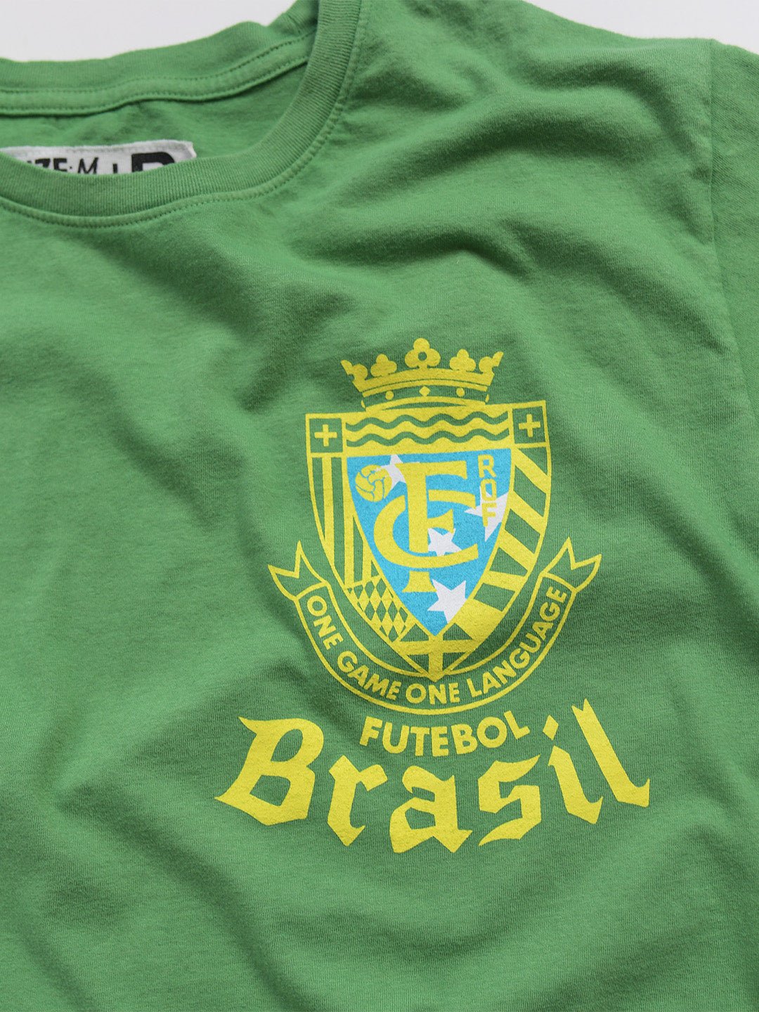ROF Brasil Futebol One Language Green Tee - Roots of Fight