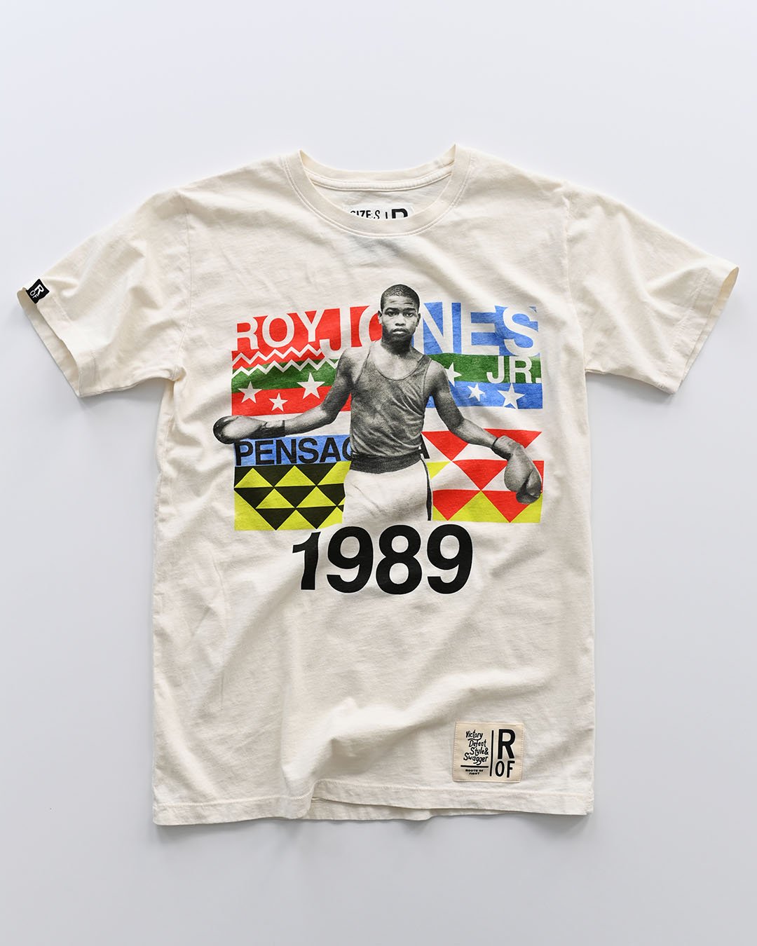 Roy Jones Jr. '89 White Tee - Roots of Fight
