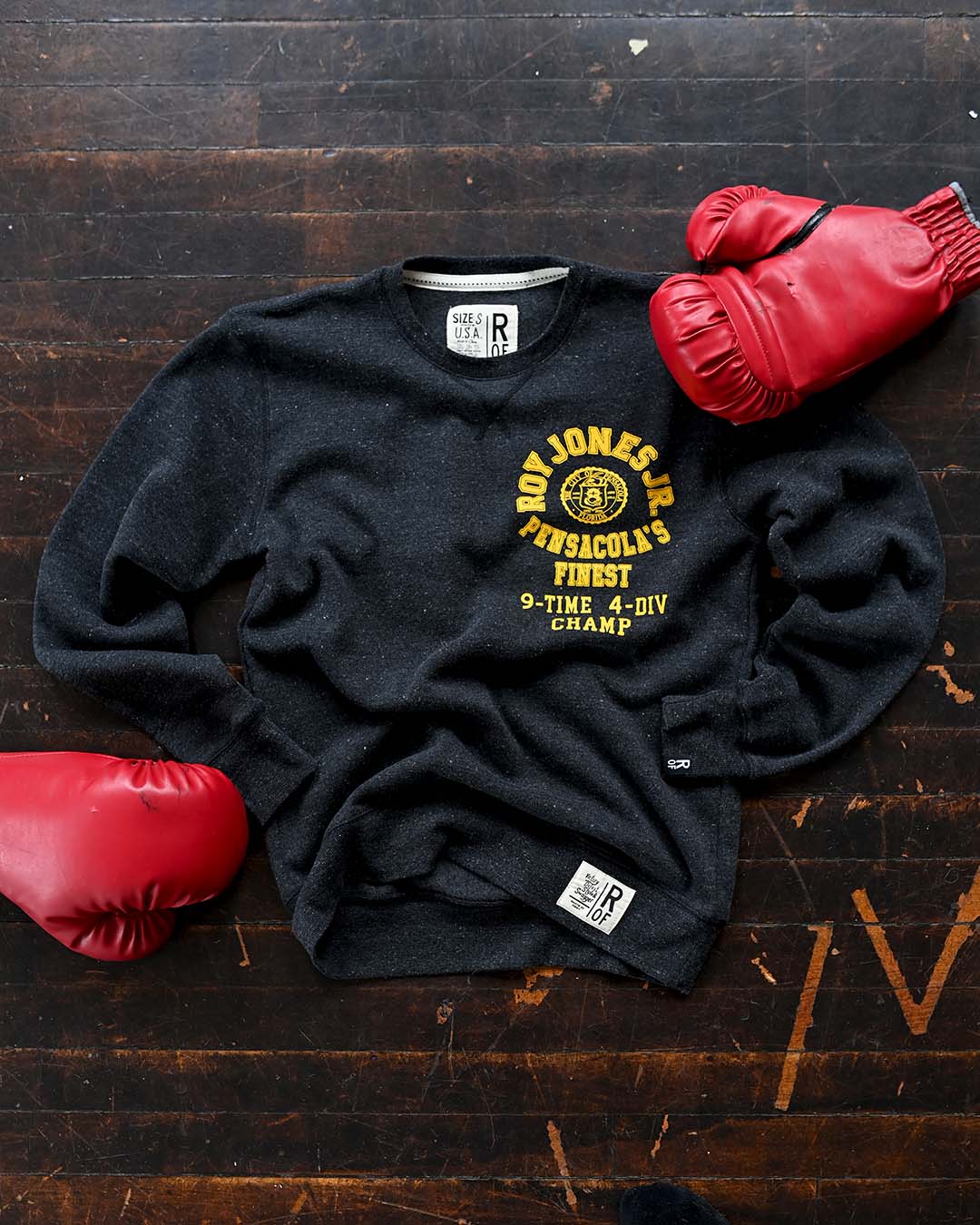 Roy Jones Jr. 9x Champ Black Sweatshirt
