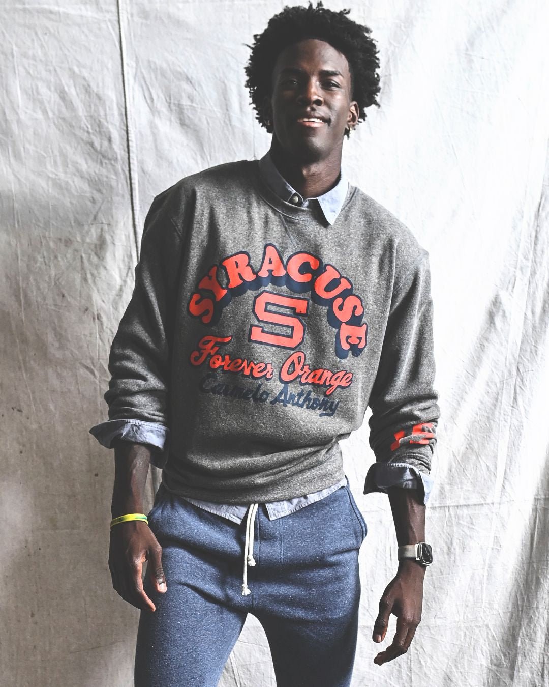SYR - C. Anthony Forever Orange Grey Sweatshirt