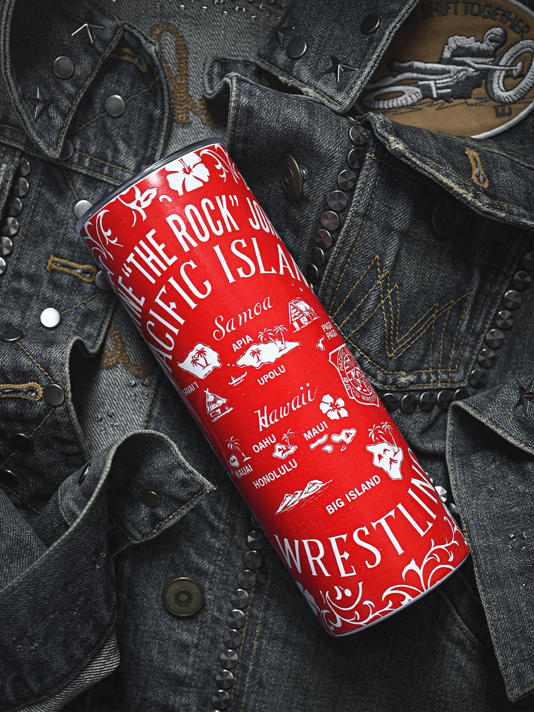 The Rock Pacific Islands ‘72 Red Tumbler - Roots of Fight