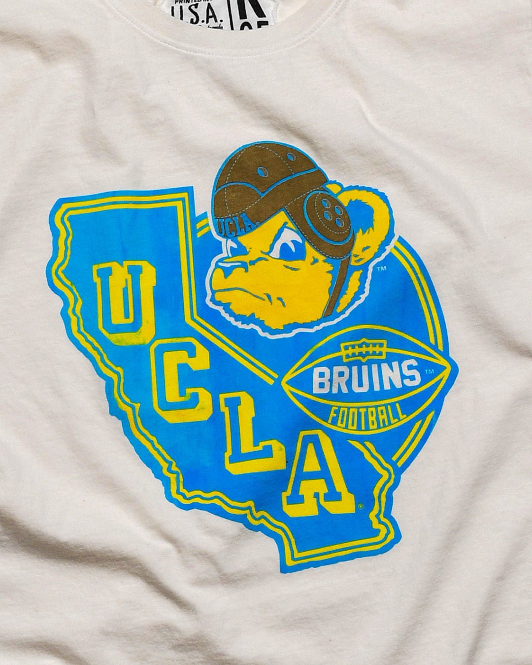 UCLA - Bruins Football White Tee - Roots of Fight