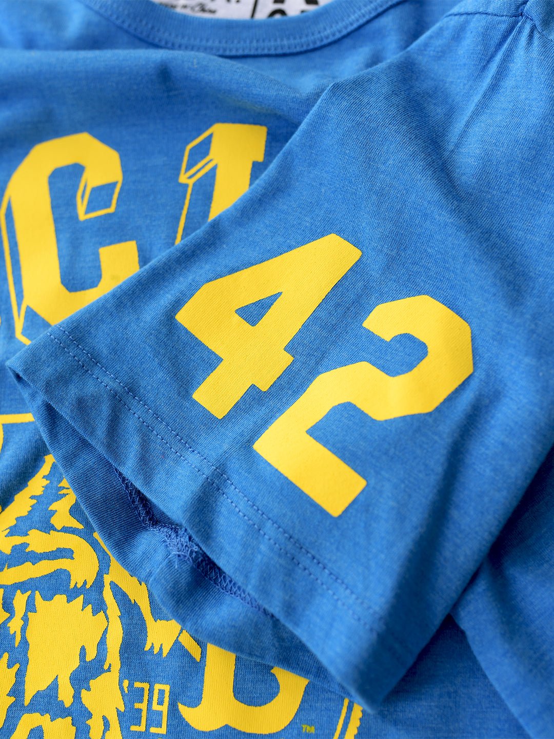 UCLA - Jackie Robinson Bruins Baseball Blue Triblend Tee - Roots of Fight