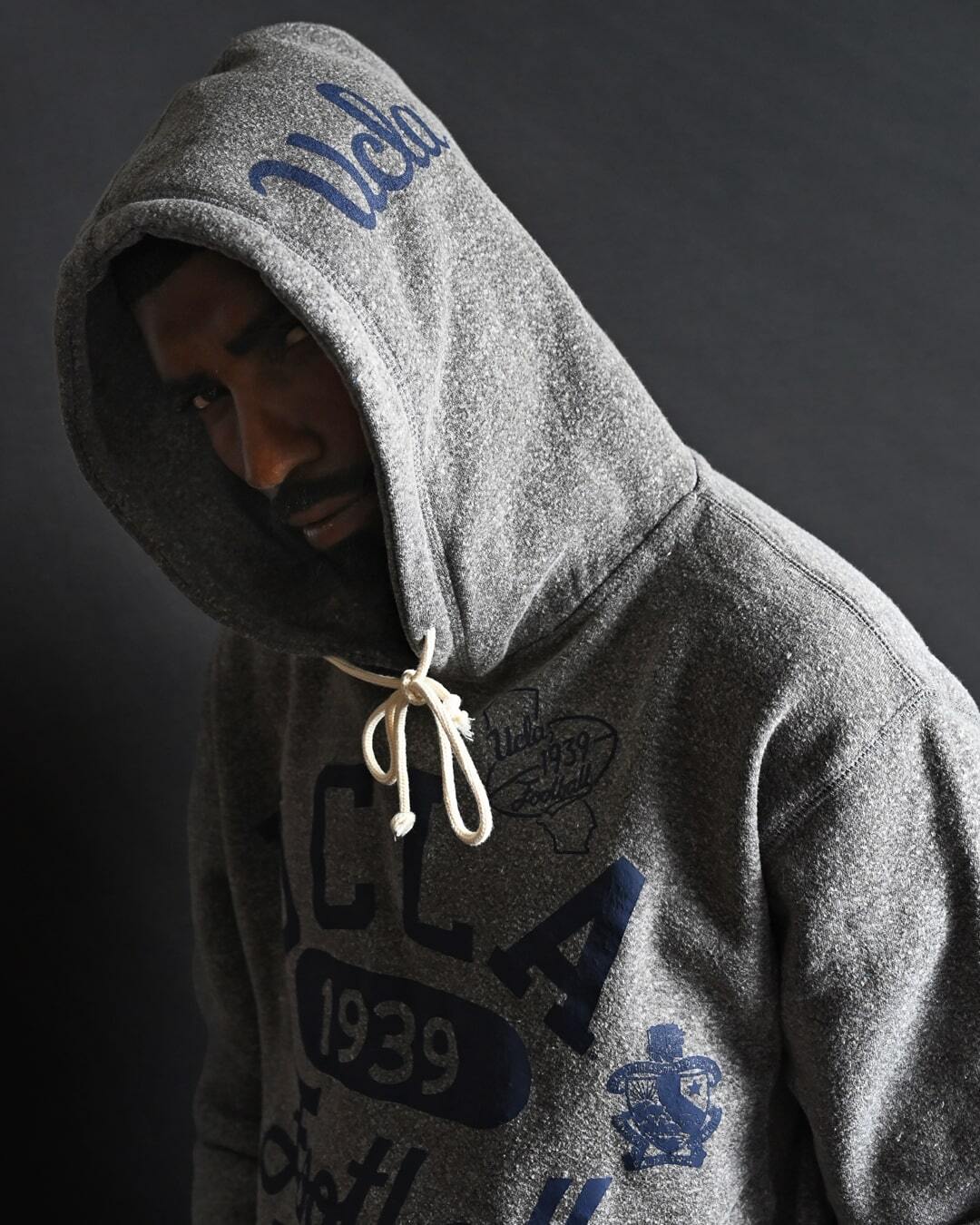 UCLA - JR '39 Football Grey PO Hoody - Roots of Fight