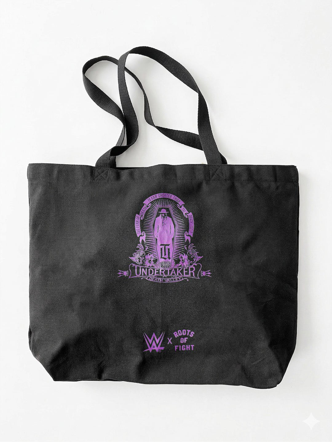 Undertaker Death Valley Black Tote Bag - Roots of Fight