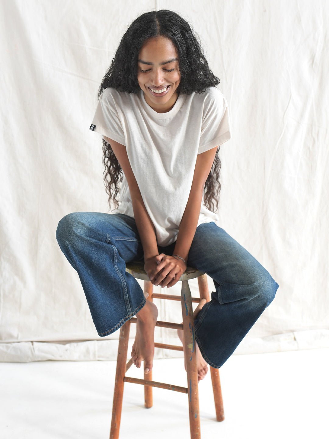 Vintage White Women's Triblend Tee - Roots of Fight