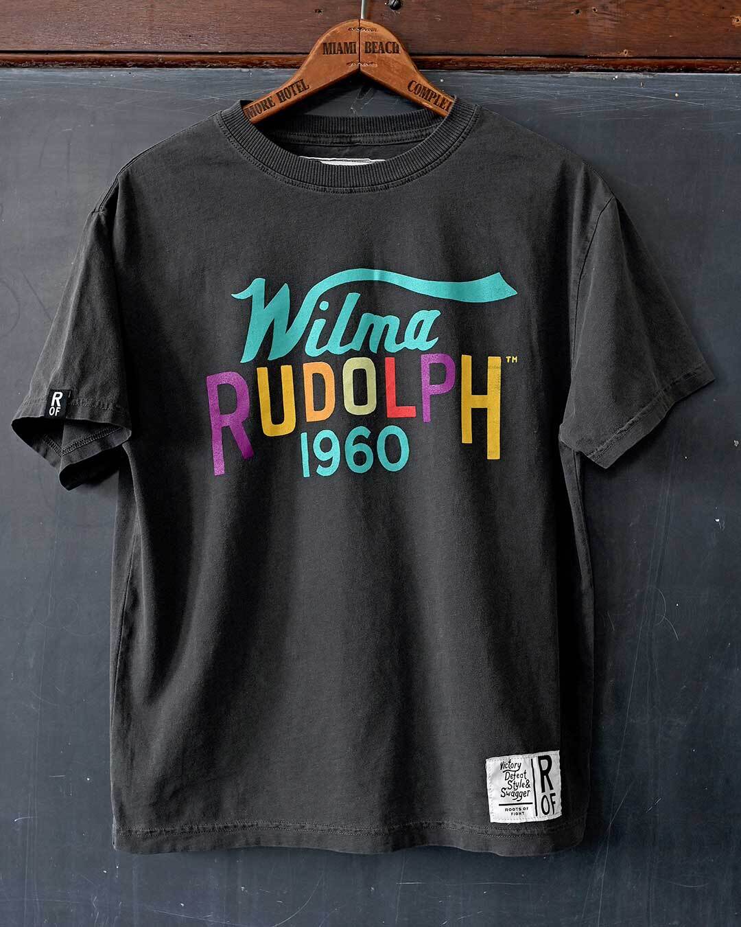 Wilma Rudolph 1960 Women&#39;s Black Tee - Roots of Fight