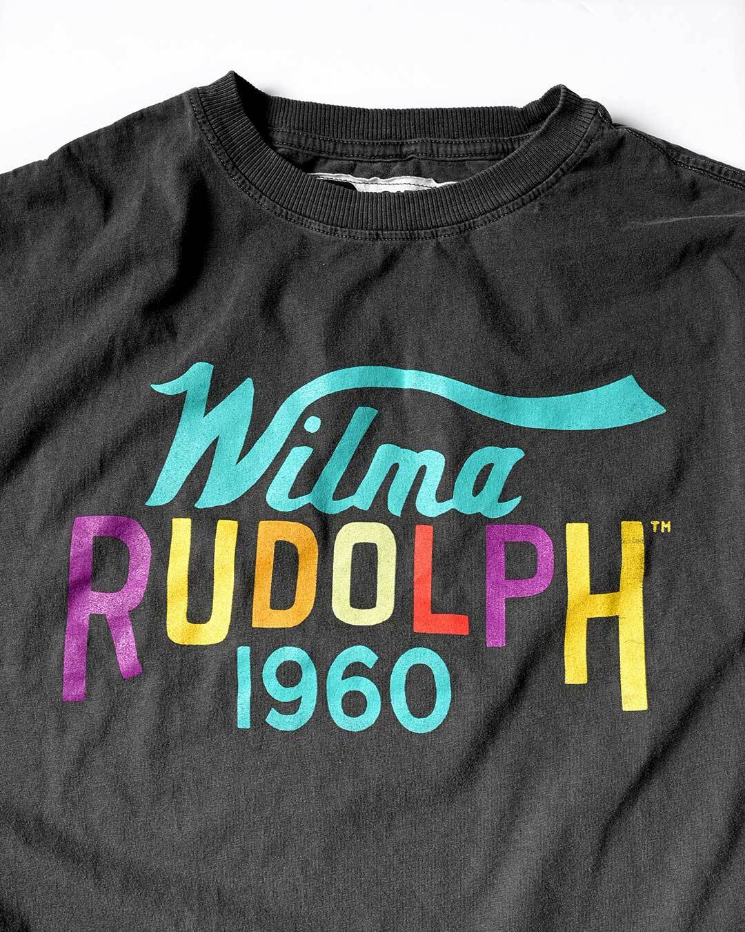 Wilma Rudolph 1960 Women&#39;s Black Tee - Roots of Fight
