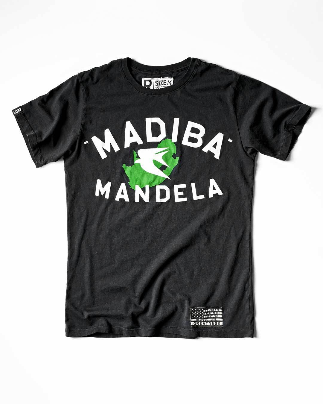 BHT - Mandela &#39;Madiba&#39; Black Tee - Roots of Fight