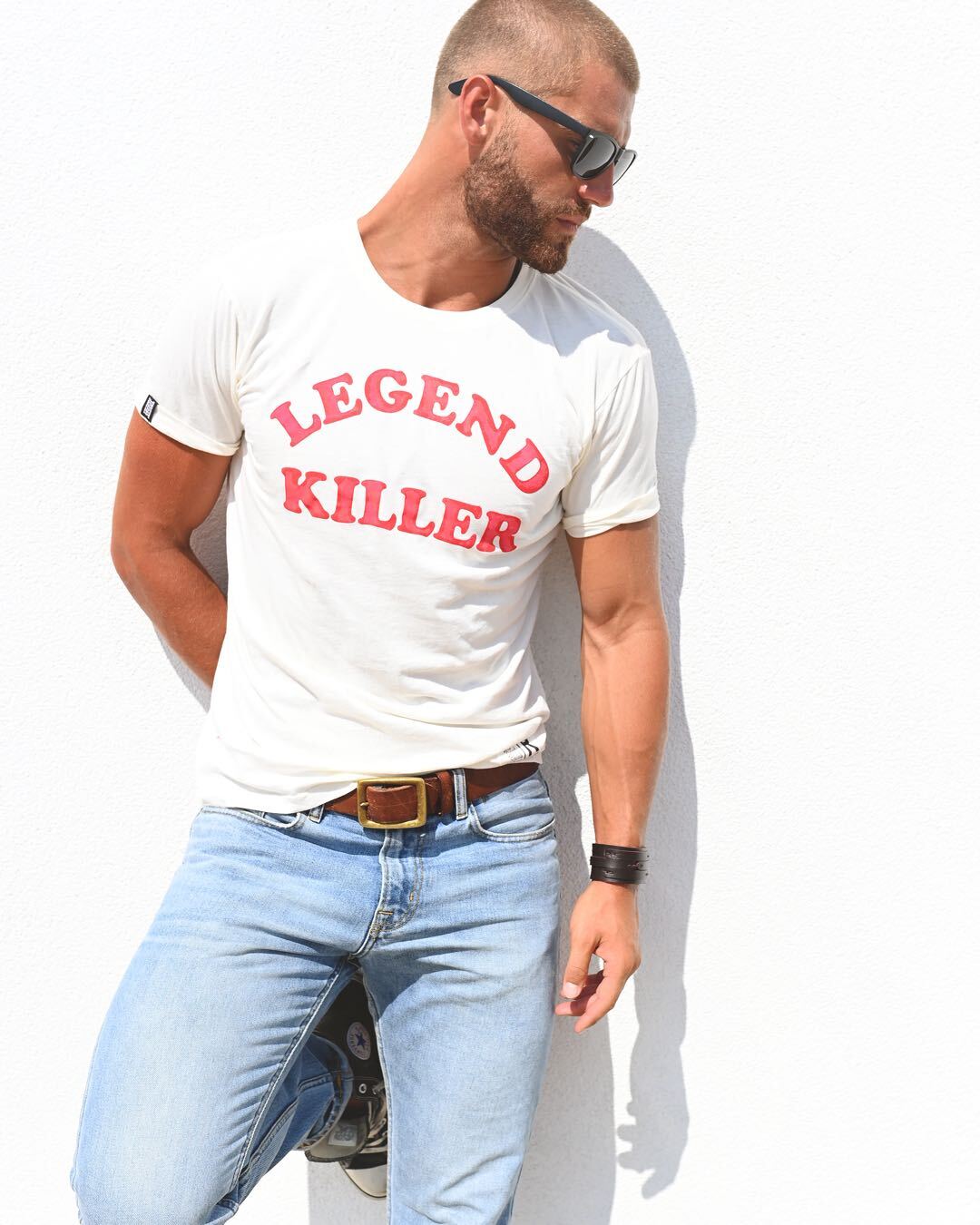 Rowdy Roddy Piper Legend Killer White Tee - Main Image