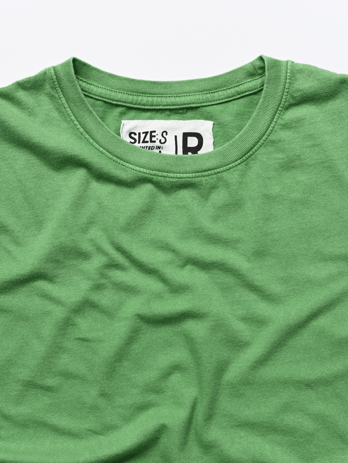 100% Cotton Sun Faded Green Tee - Roots of Fight
