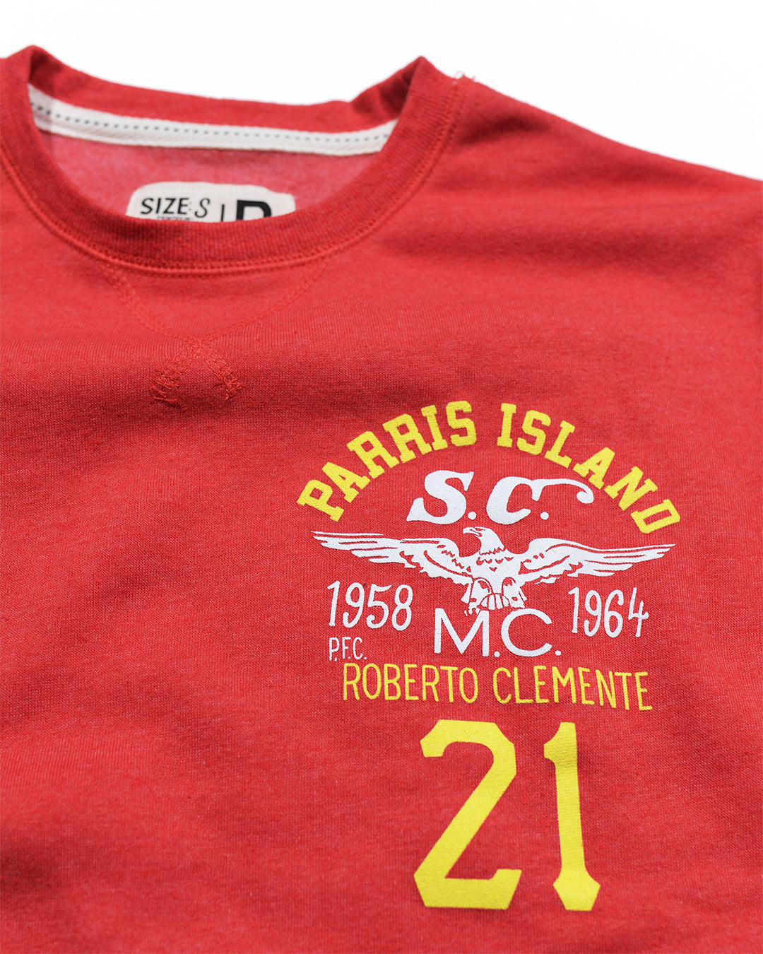 Roberto Clemente Parris Island Red Sweatshirt
