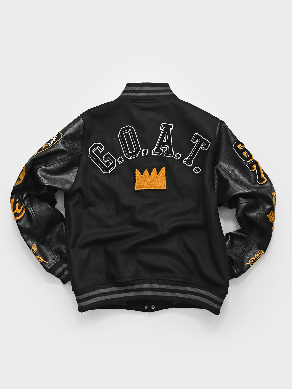 Ali Champ Is Back Black Varsity Jacket - Roots of Fight