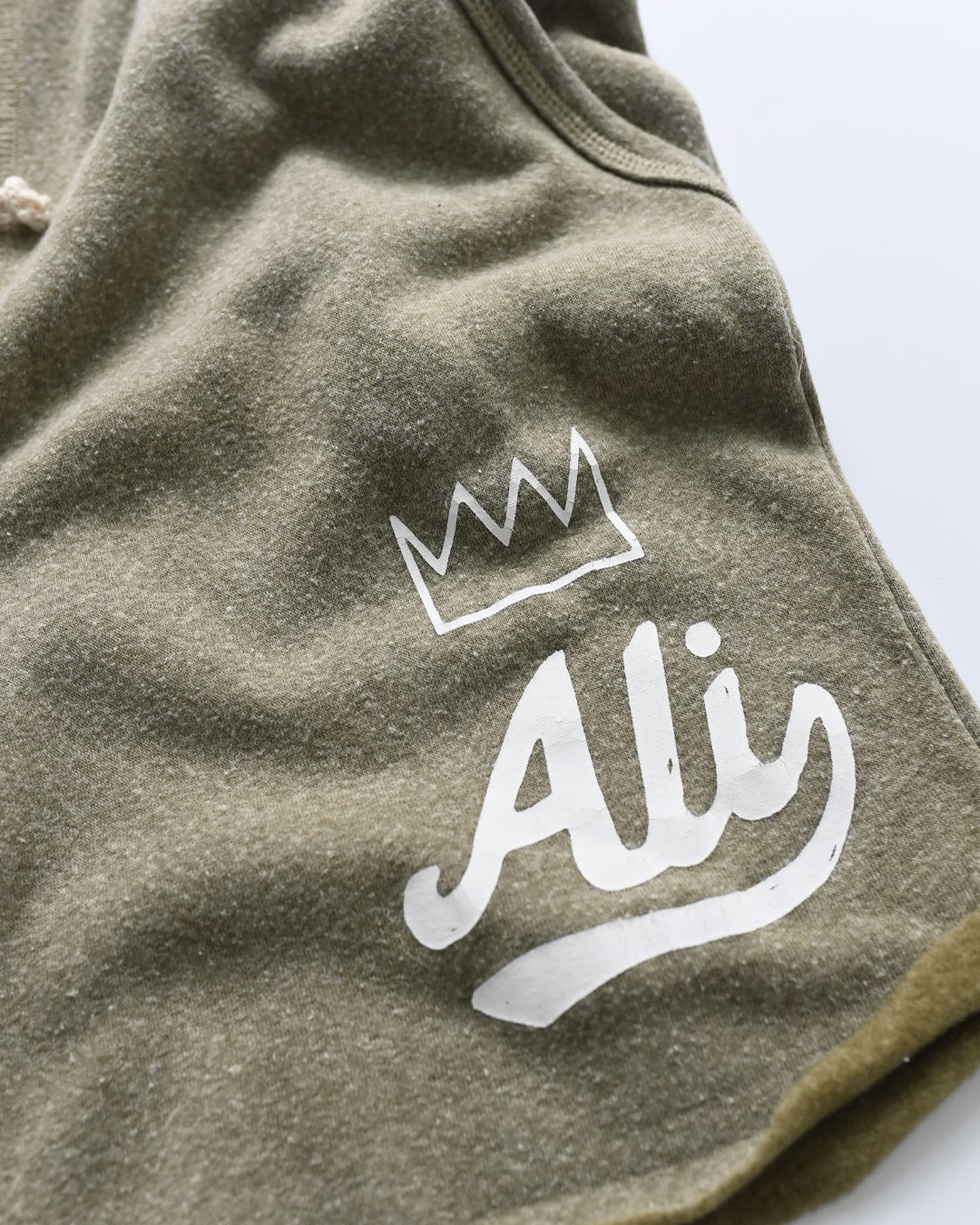 Ali Crown Olive Shorts - Roots of Fight