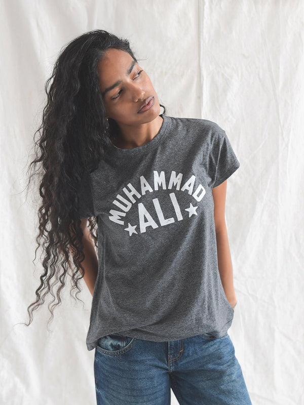 Ali Float Like A Butterfly Women's Black Tee - Roots of Fight