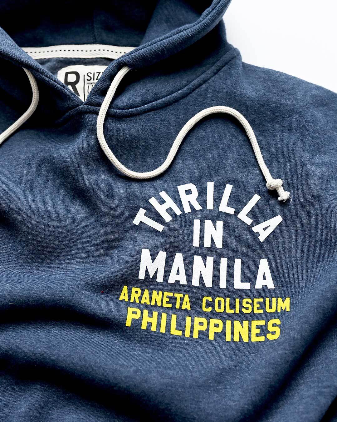 Ali - Frazier Thrilla in Manila Navy PO Hoody - Roots of Fight