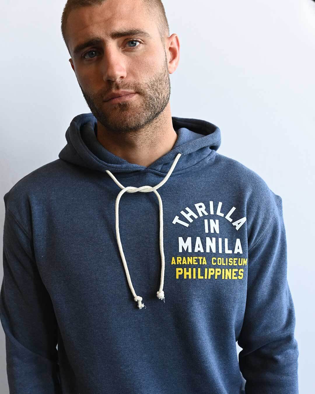 Ali - Frazier Thrilla in Manila Navy PO Hoody - Roots of Fight
