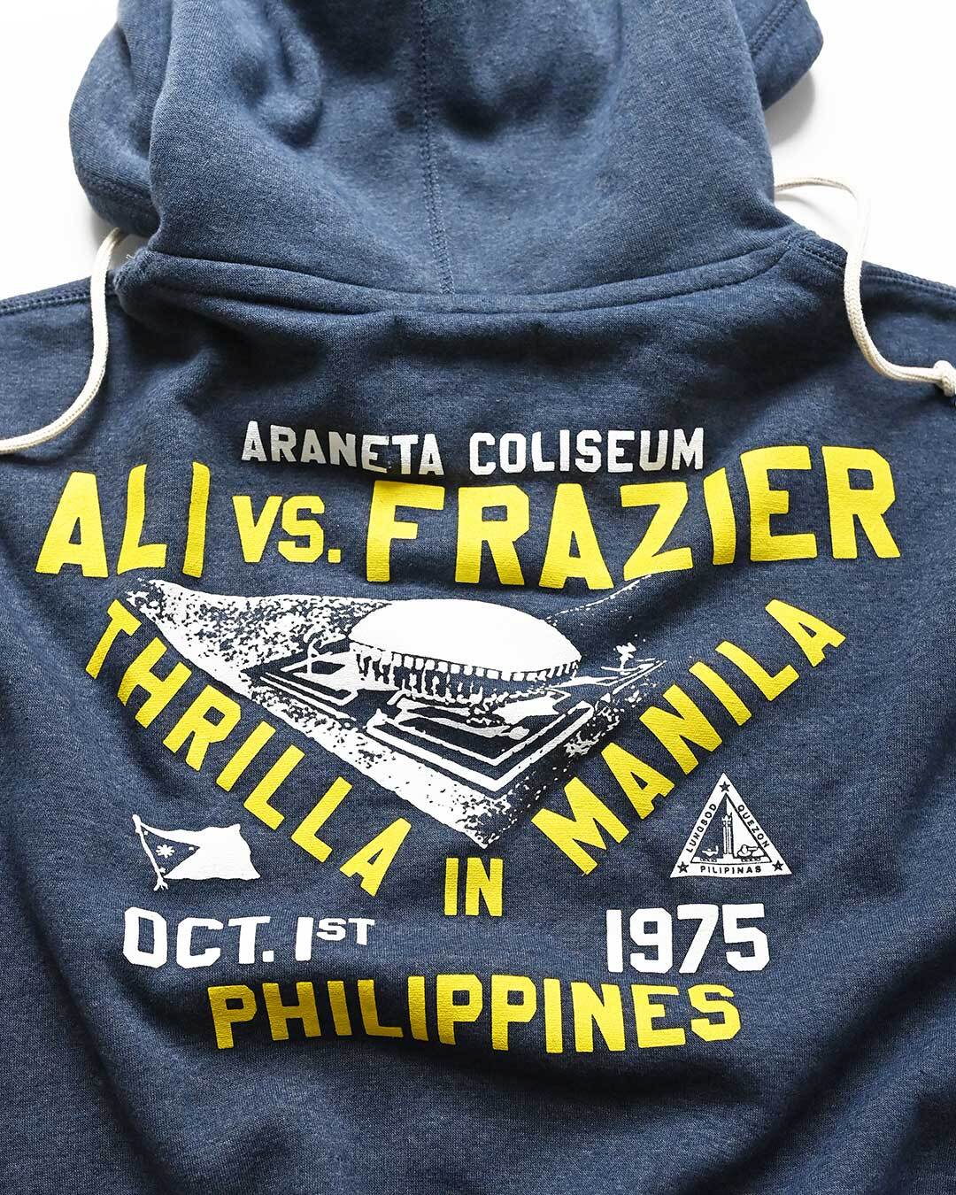 Ali - Frazier Thrilla in Manila Navy PO Hoody - Roots of Fight
