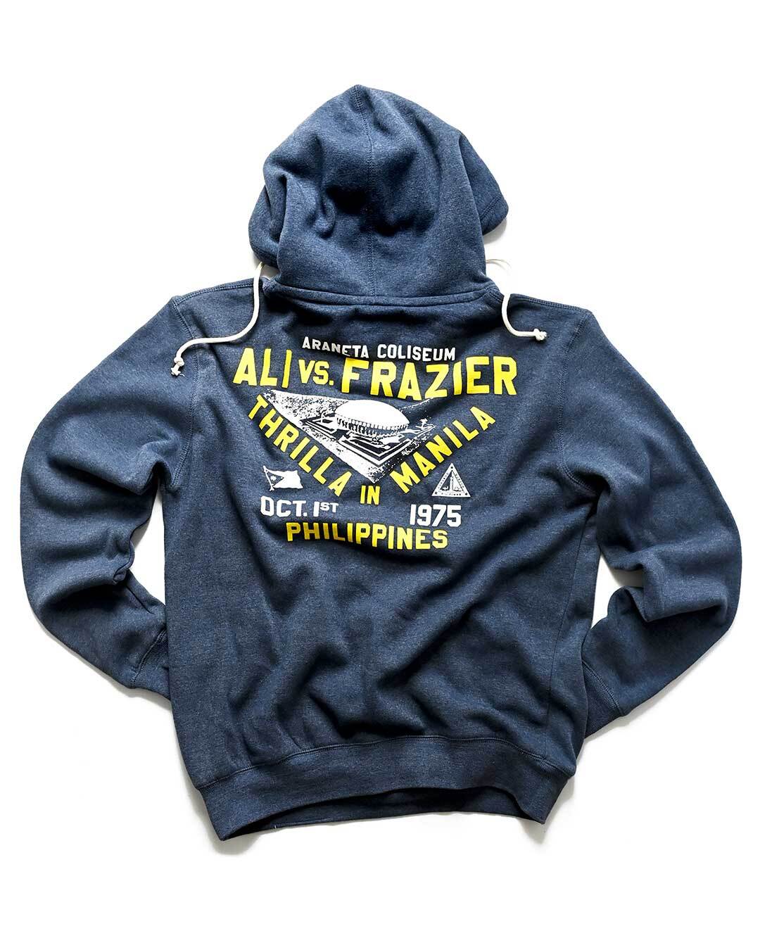 Ali - Frazier Thrilla in Manila Navy PO Hoody - Roots of Fight