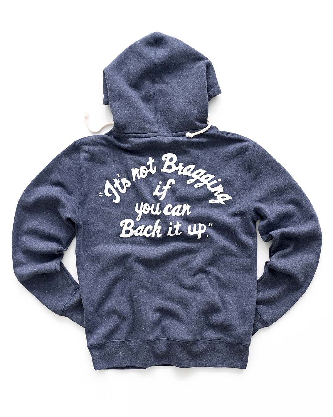 Ali LK &#39;It&#39;s not bragging&#39; Navy PO Hoody - Roots of Fight