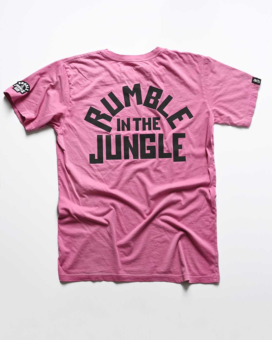 Ali Rumble in the Jungle Pink Tee - Roots of Fight