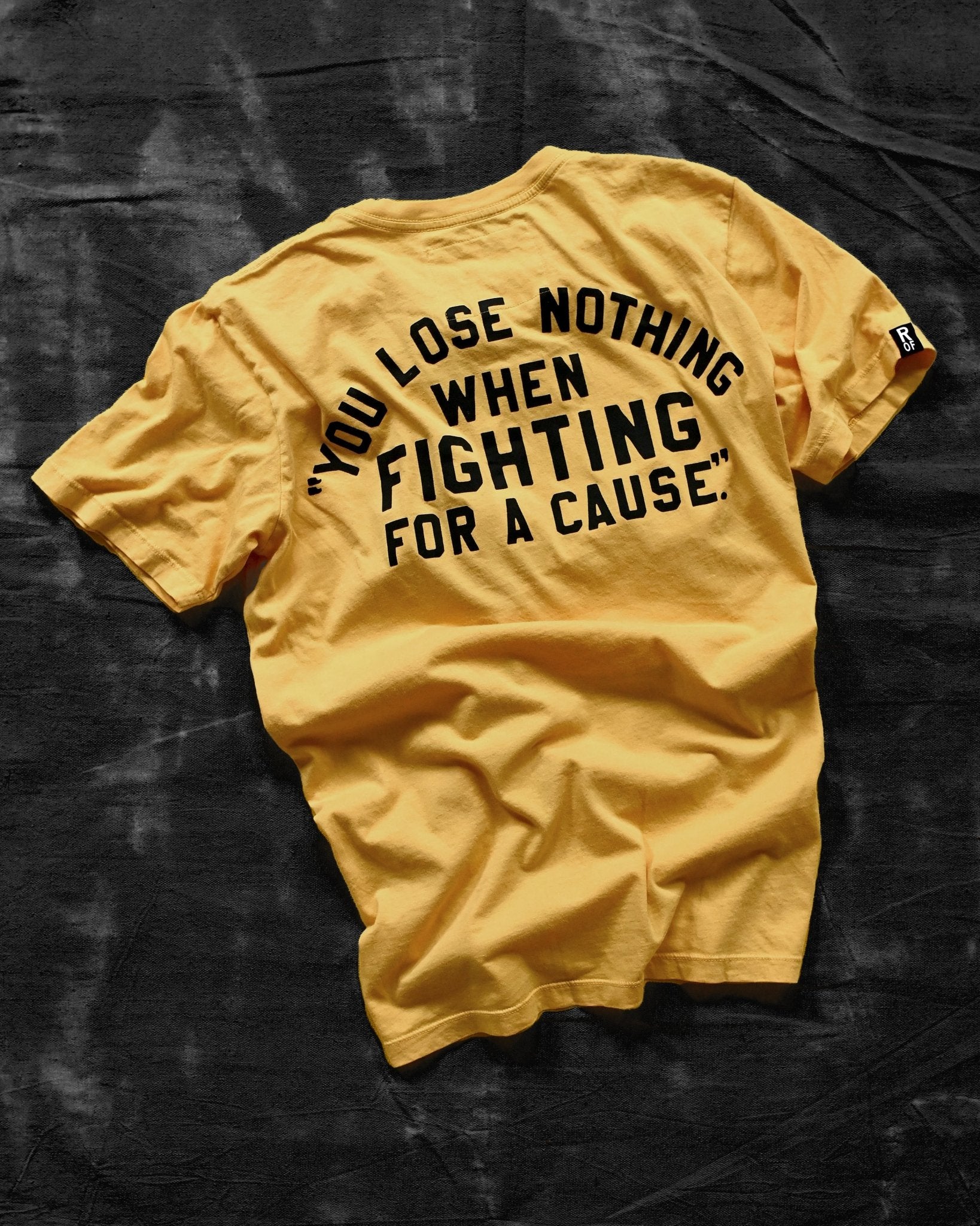 Ali 'You Lose Nothing' Gold Tee - Roots of Fight