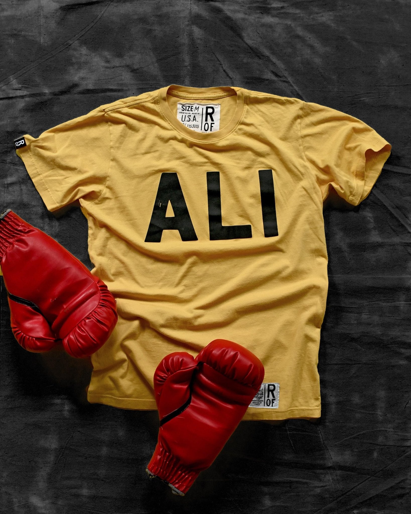 Ali 'You Lose Nothing' Gold Tee - Roots of Fight