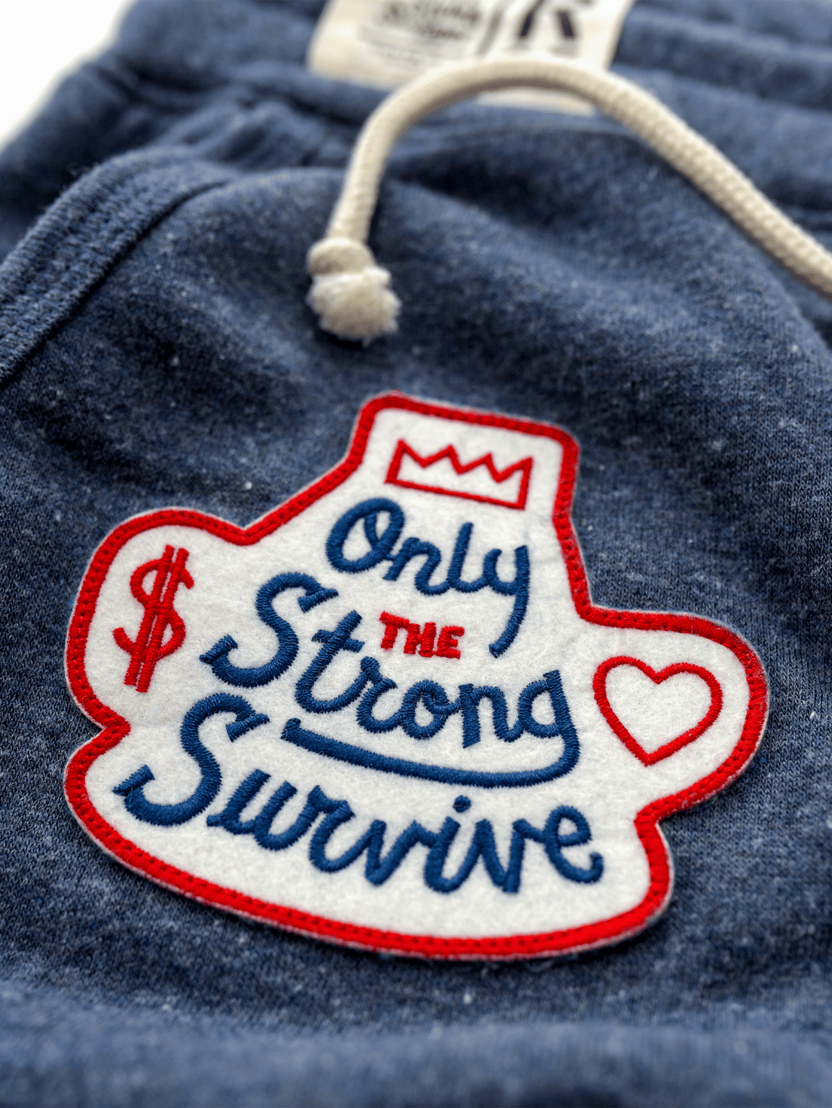 Allen Iverson Only Strong Survive Navy Shorts - Roots of Fight