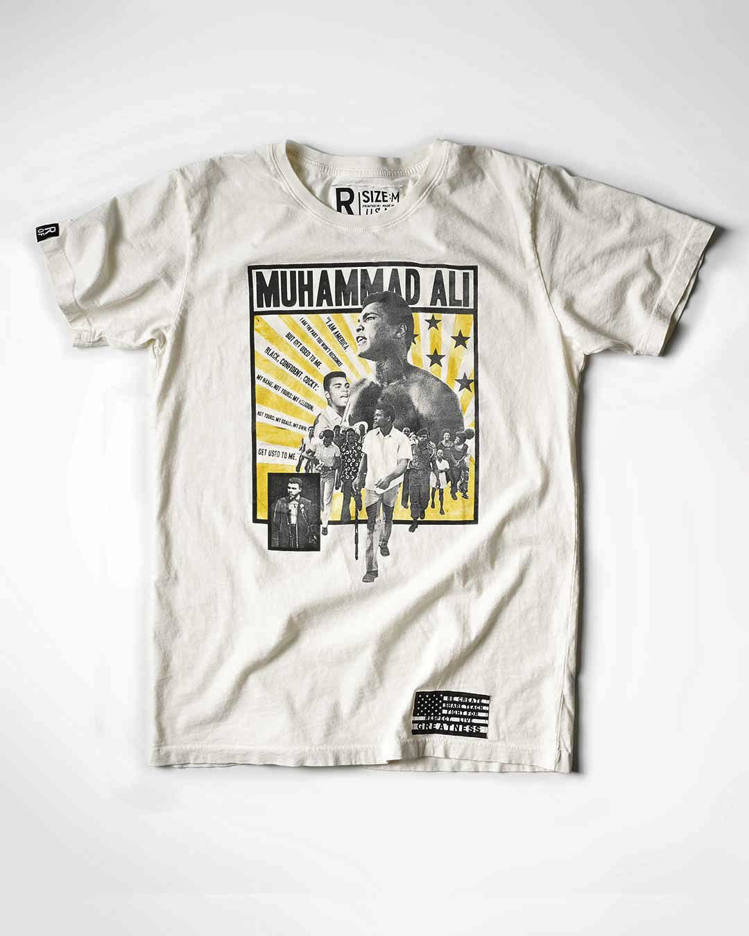 BHT - Ali &#39;Get Used to Me&#39; White Tee - Roots of Fight