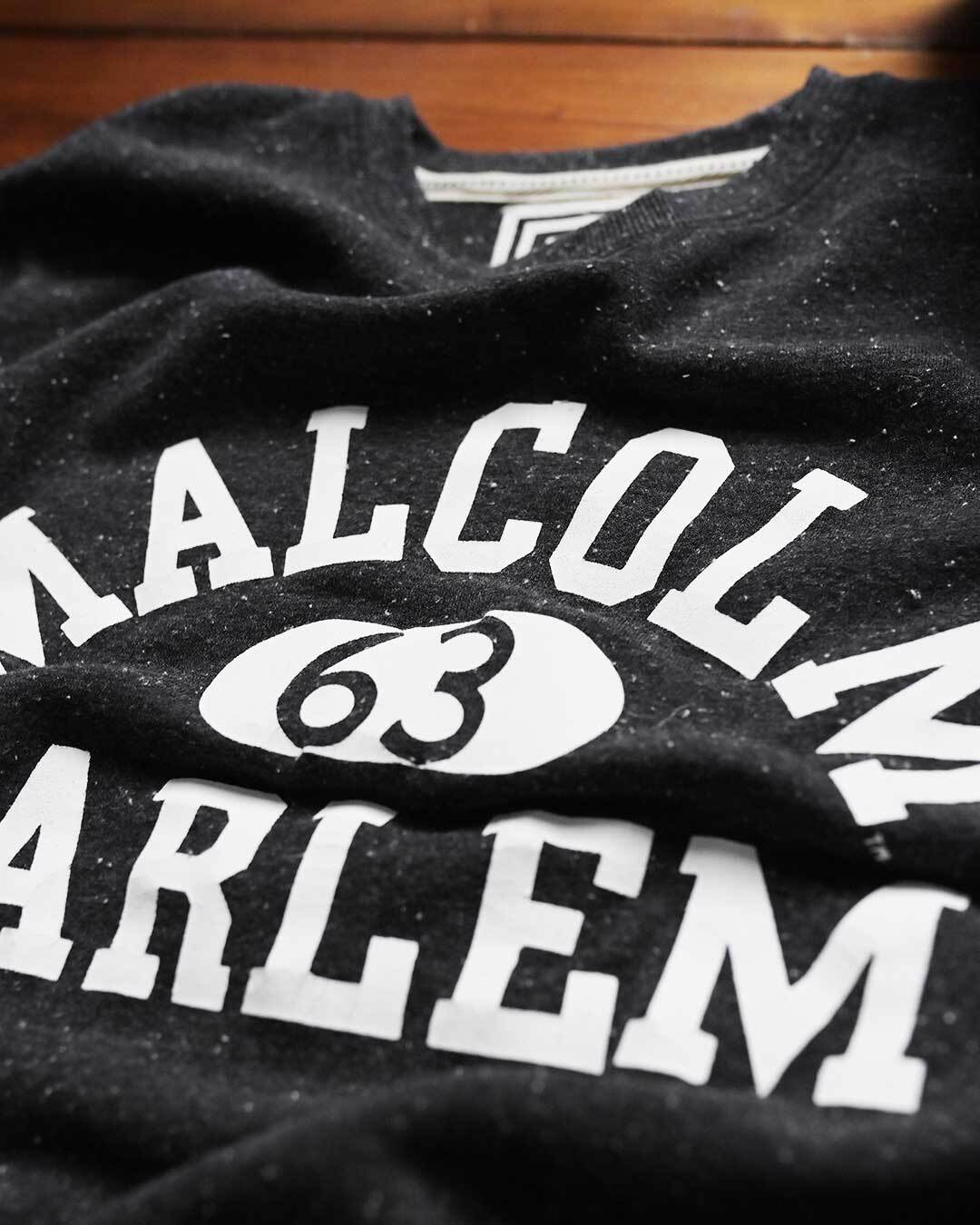 BHT - Malcolm X Harlem Black Sweatshirt - Roots of Fight