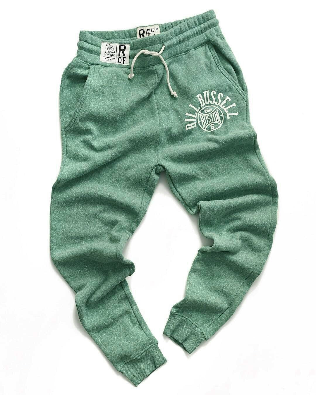 Bill Russell Boston 6 Green Sweatpants - Roots of Fight