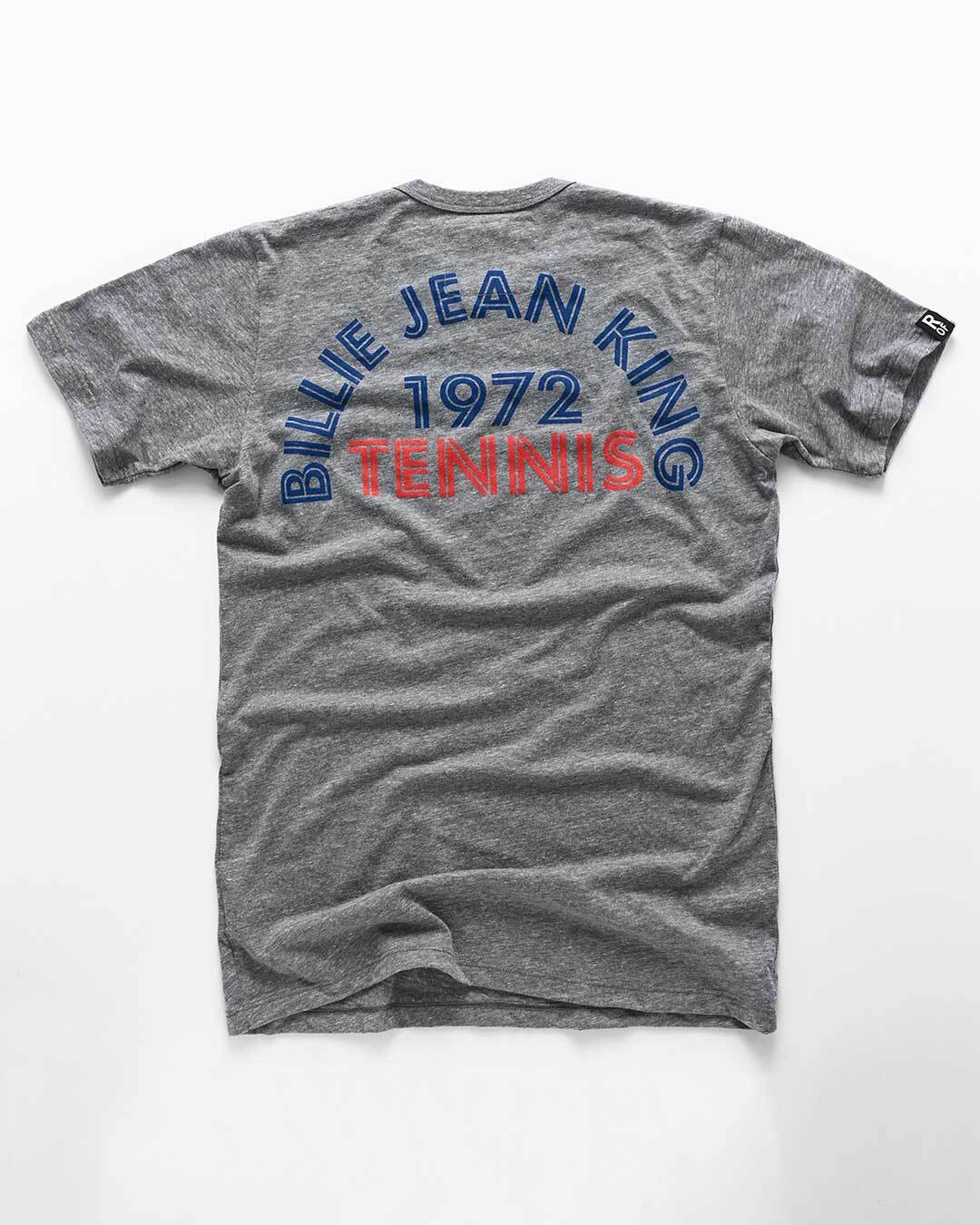 Billie Jean King Classic Grey Tee - Roots of Fight