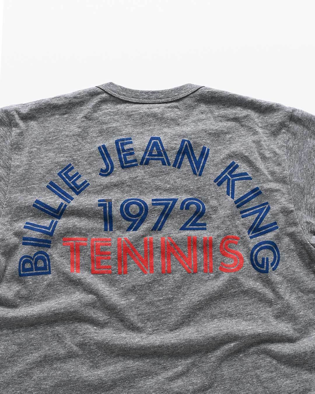 Billie Jean King Classic Grey Tee - Roots of Fight