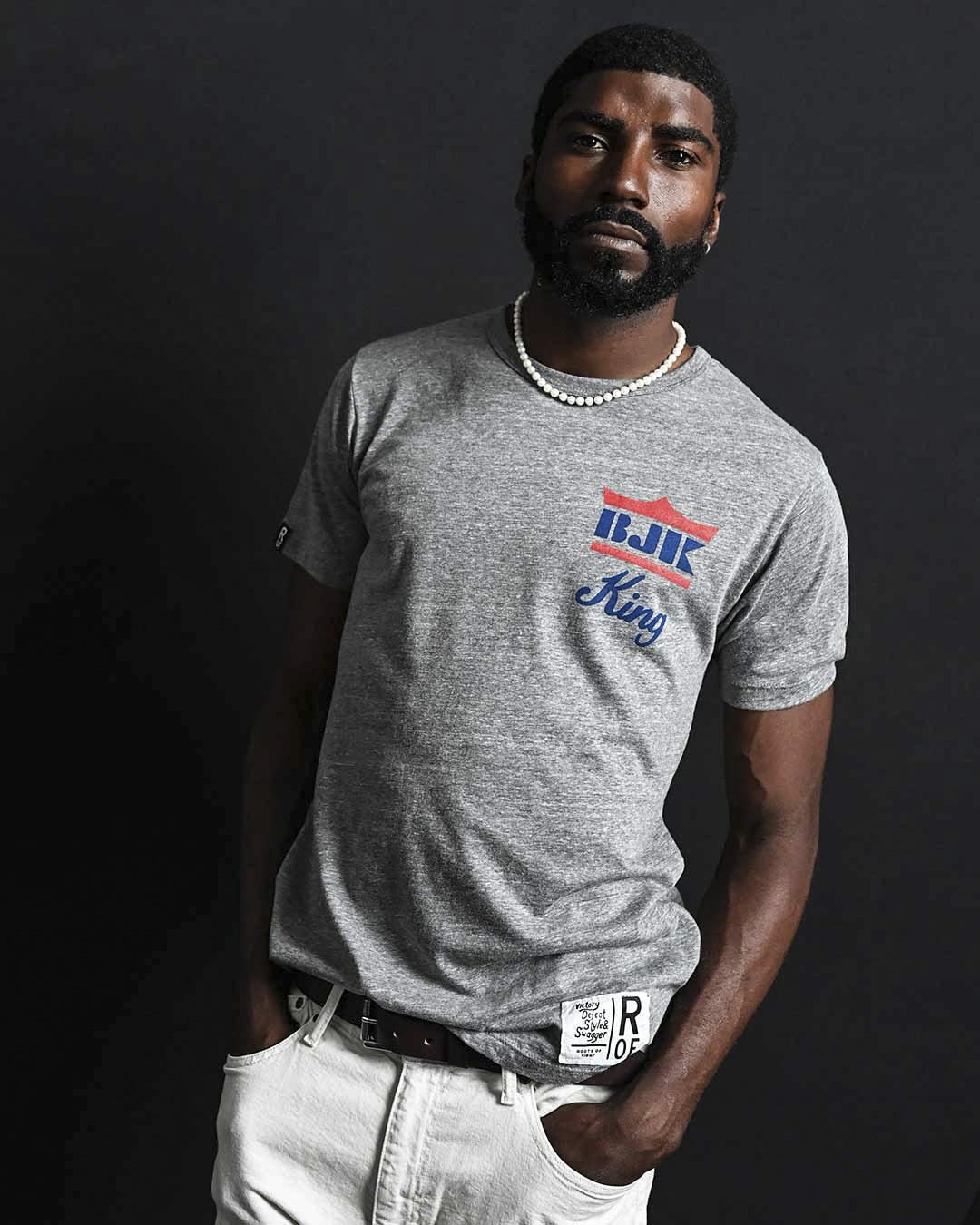 Billie Jean King Classic Grey Tee - Roots of Fight