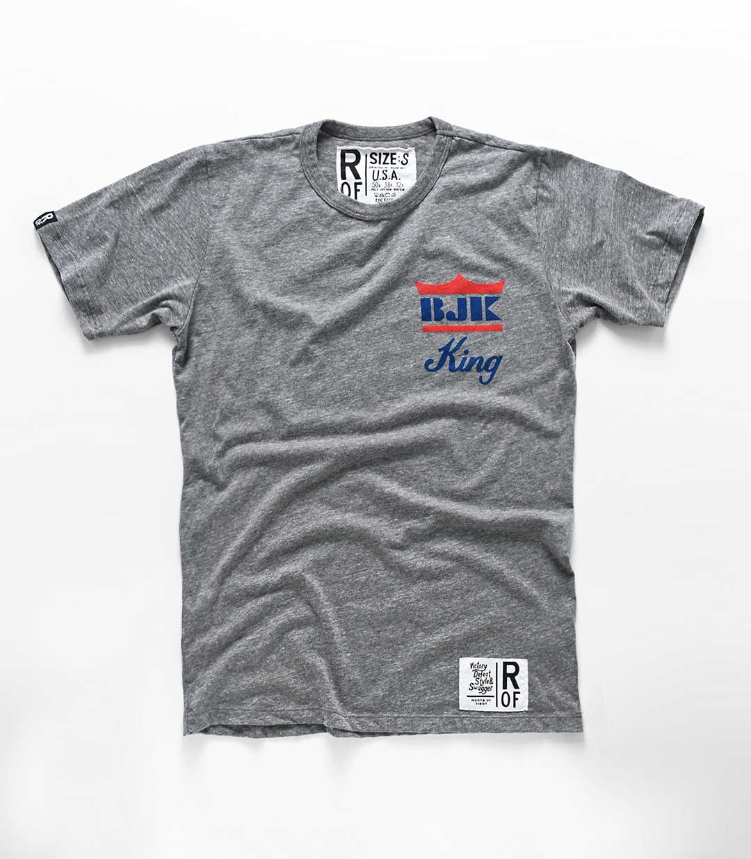 Billie Jean King Classic Grey Tee - Roots of Fight